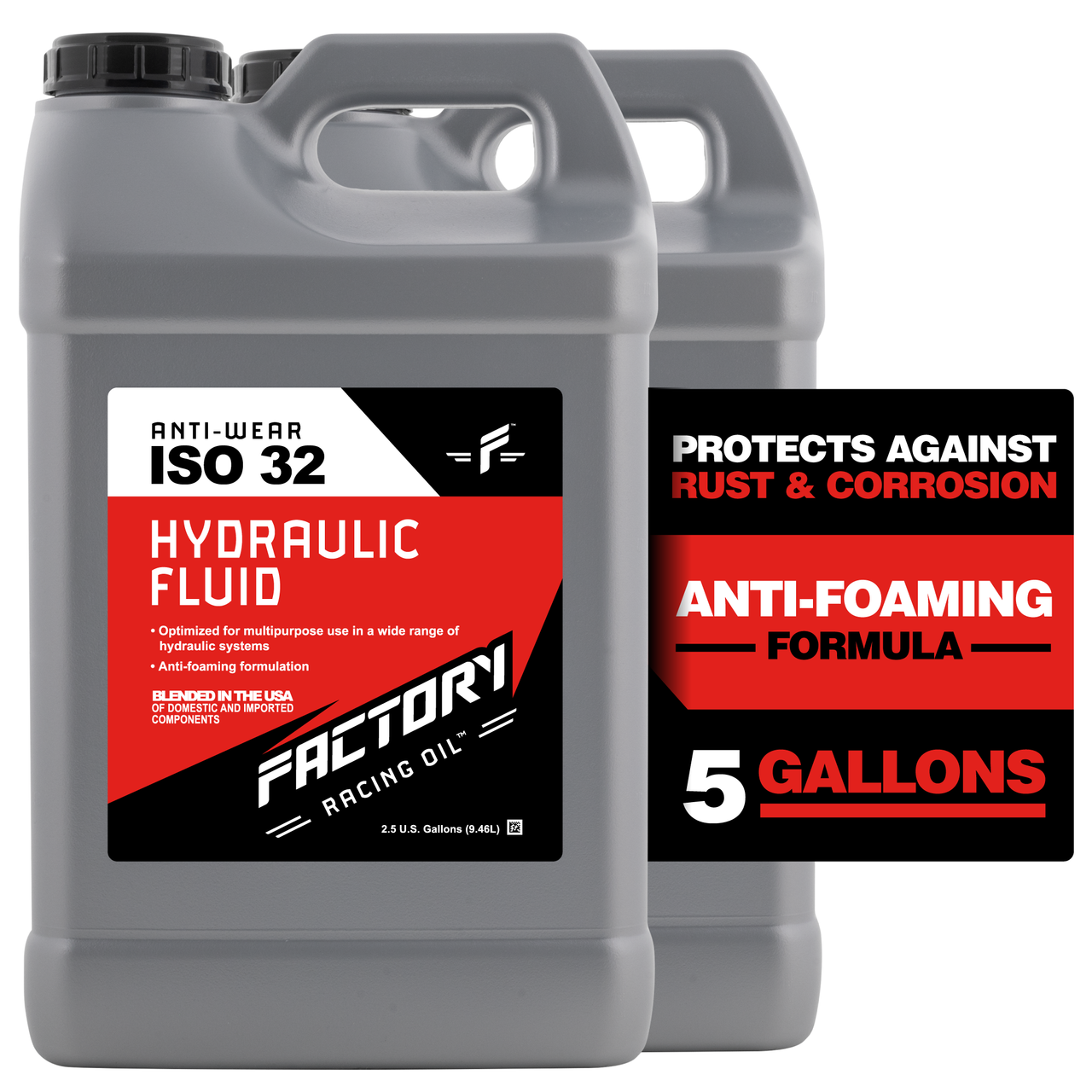 214801 Twin Pack Anti-Wear ISO 32 Hydraulic Fluid - 5 Gallons (2x2.5 Gal bottles)