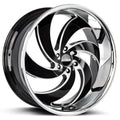 Retro 6 Gloss Black Milled Stainless Steel Lip