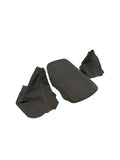 Black Alcantara Real Suede Shift Handbrake Boot Console lid Cover For Chevy Corvette C6 2005-2013