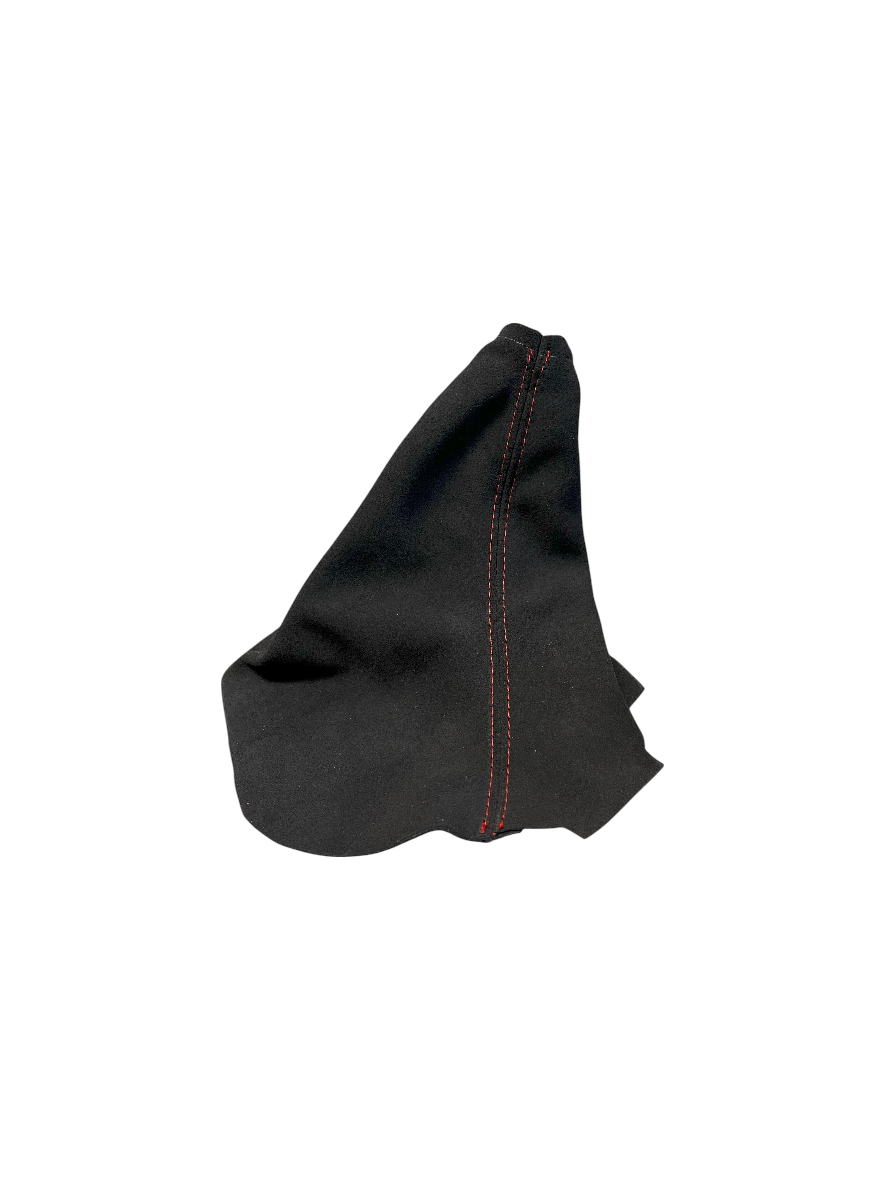 Black Alcantara Real Suede Shift Handbrake Boot Console lid Cover For Chevy Corvette C6 2005-2013
